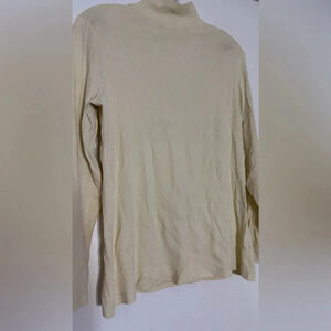 Beige turtle neck